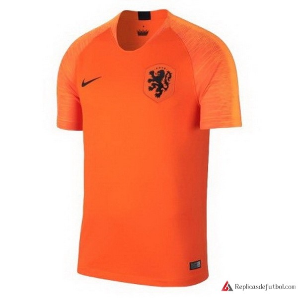 Tailandia Camiseta Seleccion Países Bajos Primera equipación 2018 Naranja